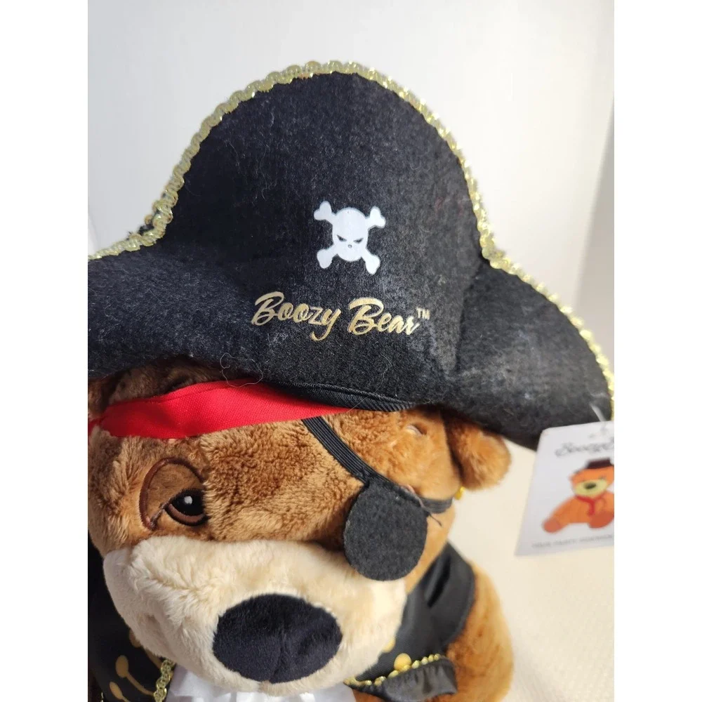 Boozy Bear Wine Bottle Holder Hider Pirate Plush Alcohol Hidden 750ml Plush Only